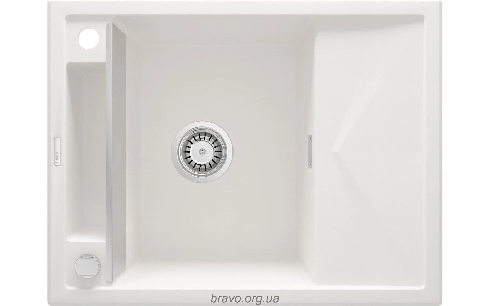 Kuhinjsko korito Deante Magnetic, Alabaster (ZRM_A11A) Kuhinjsko korito Deante Magnetic, Alabaster (ZRM_A11A)