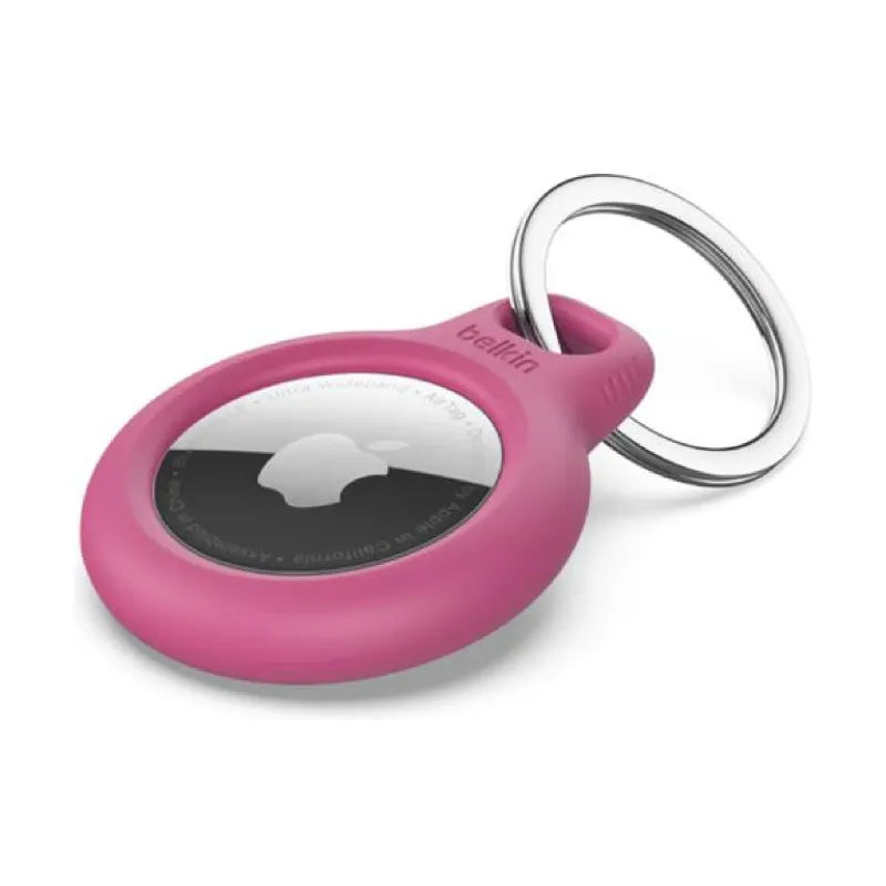 Titular Belkin Secure Holder with Key Ring AirTag, Pink (F8W973BTPNK)