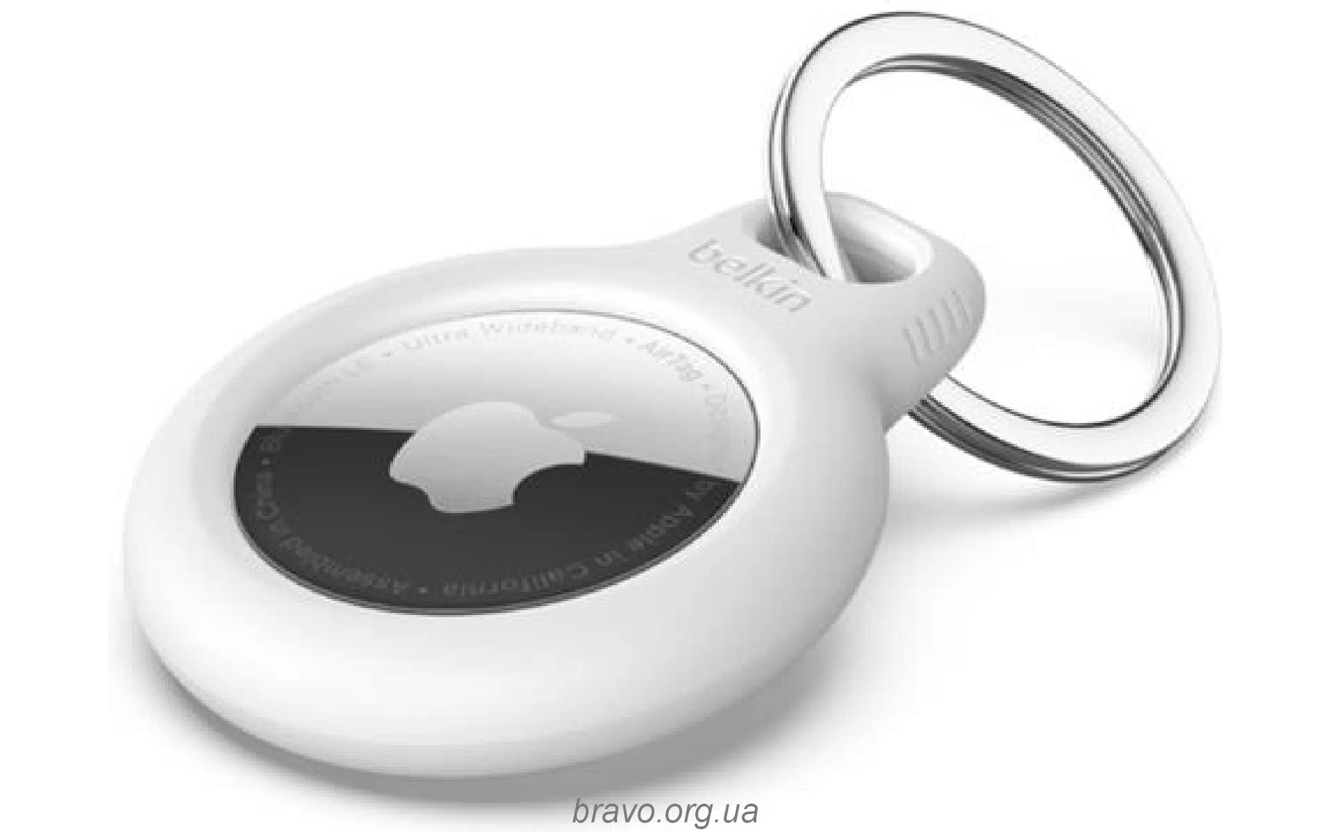 Утримувач Belkin Secure Holder with Key Ring AirTag (F8W973BTWHT), White Утримувач Belkin Secure Holder with Key Ring AirTag (F8W973BTWHT), White