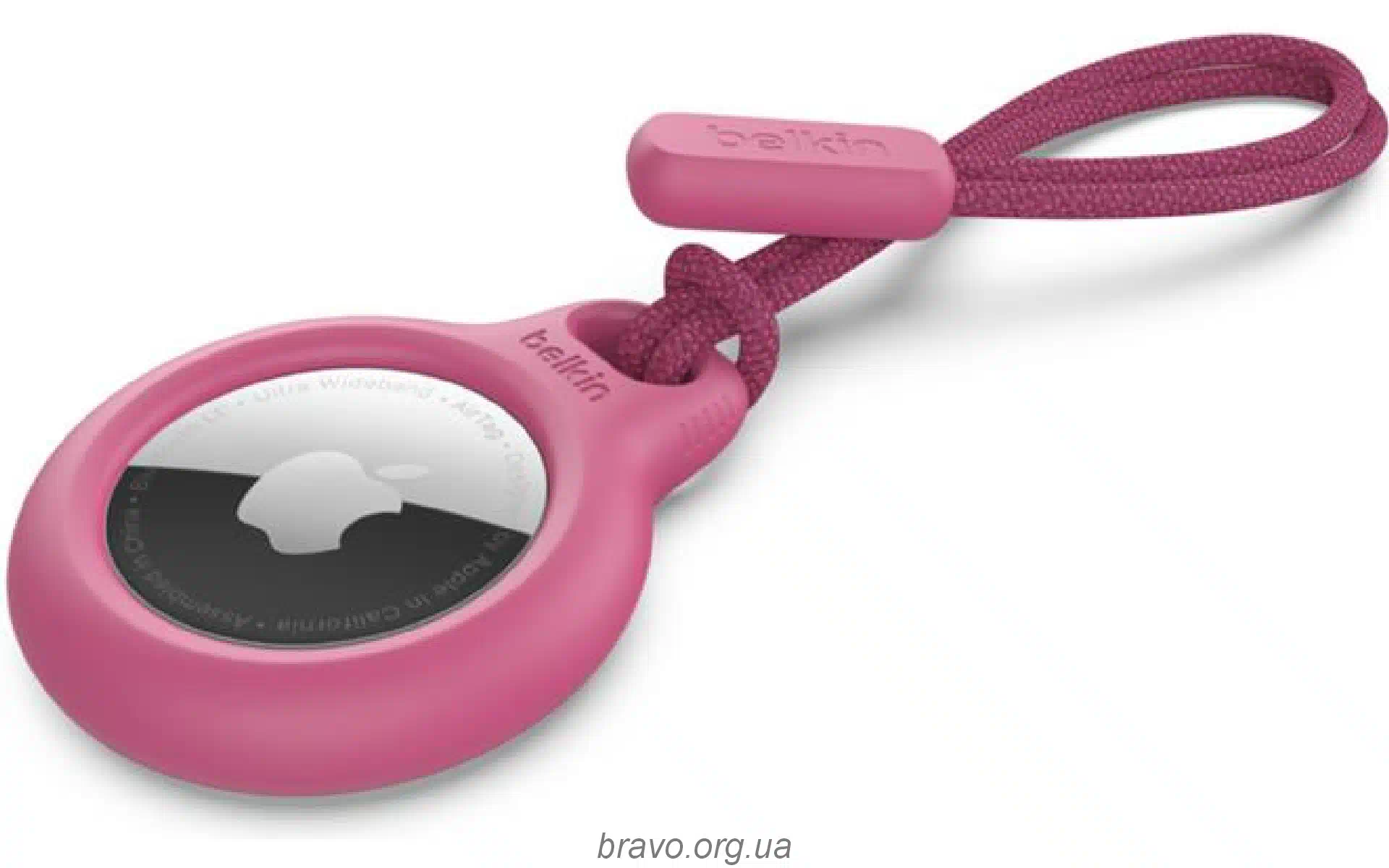 Titular Belkin Secure Holder with Strap AirTag, Pink (F8W974BTPNK) Titular Belkin Secure Holder with Strap AirTag, Pink (F8W974BTPNK)