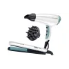 Фен + випрямляч для волосся Remington (S8500GP), White/Light Blue