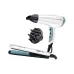 Фен + випрямляч для волосся Remington (S8500GP), White/Light Blue