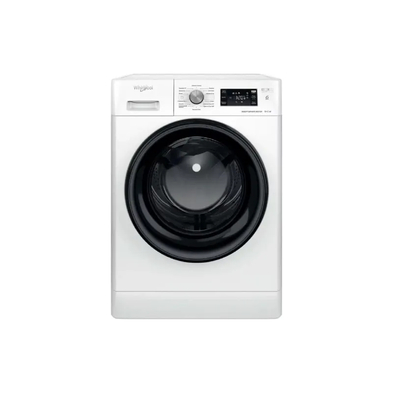 Πλυντήριο-στεγνωτήριο ρούχων Whirlpool, White (FFWDB976258BVUA)