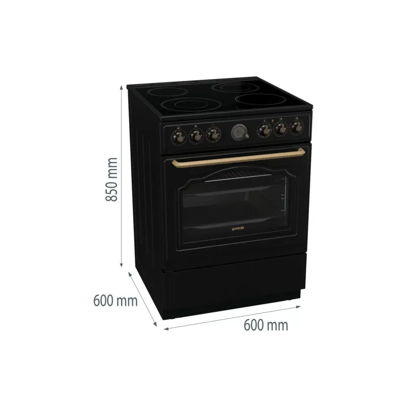 موقد سيراميك زجاجي Gorenje (GECS6B71CLB)