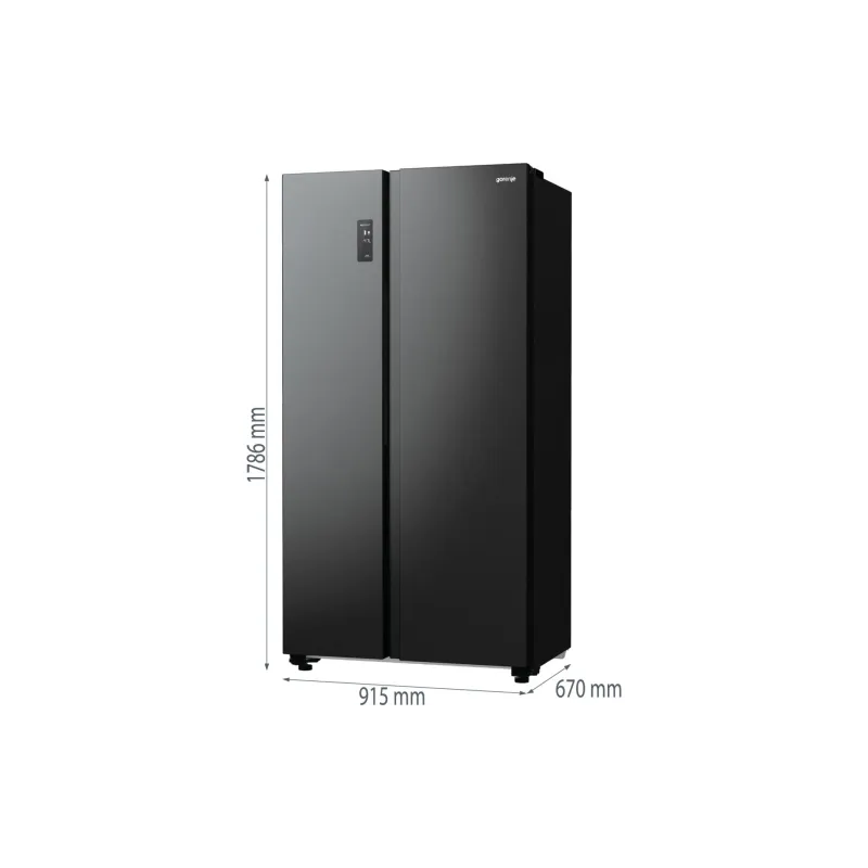 Hűtőszekrény Gorenje, Black (NRR9185EABXL)
