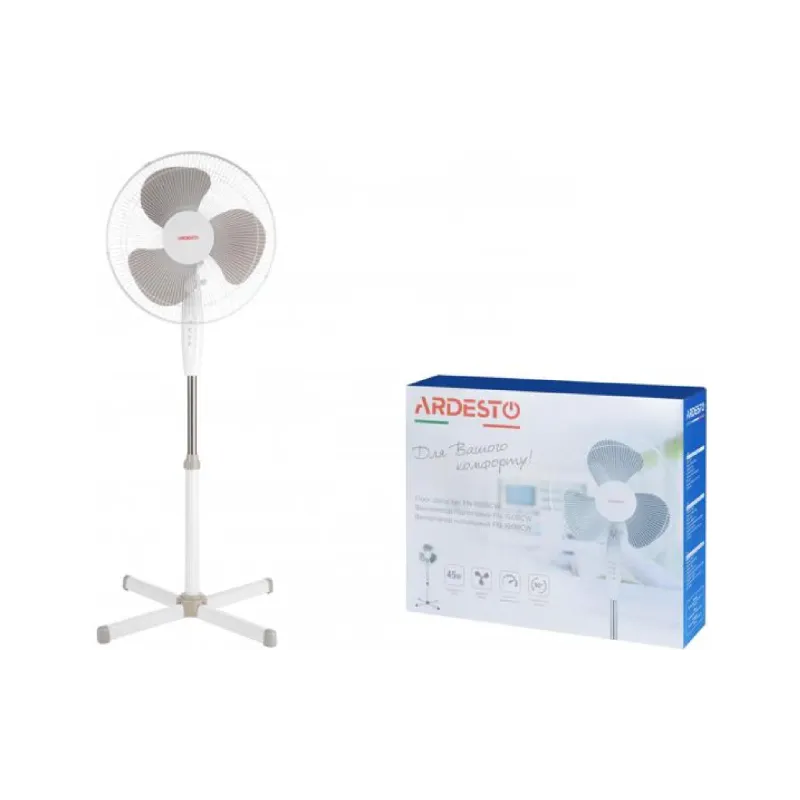 Ventilador de chão Ardesto, White (FN-1608CW)