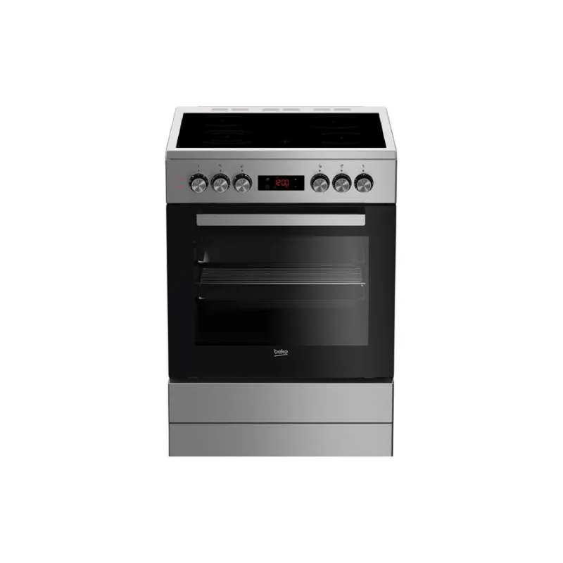 Стъклокерамична печка Beko, Stainless steel (FSE67310GX)