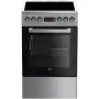 Стъклокерамична печка Beko, Stainless steel (FSM57300GX)