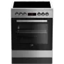Γυάλινη κεραμική σόμπα Beko, Stainless steel (FSM67320GXS)