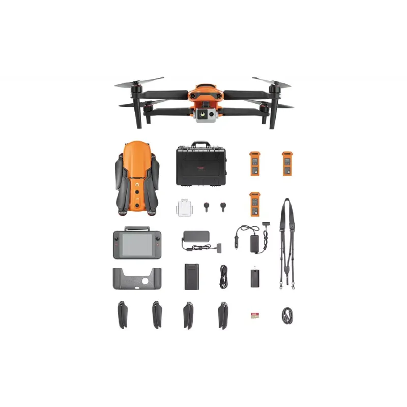 Dron Autel Robotics EVO II Dual  Rugged Bundle V3 ATTI, FCC, Anti-Interference 640T, Orange (102001518)