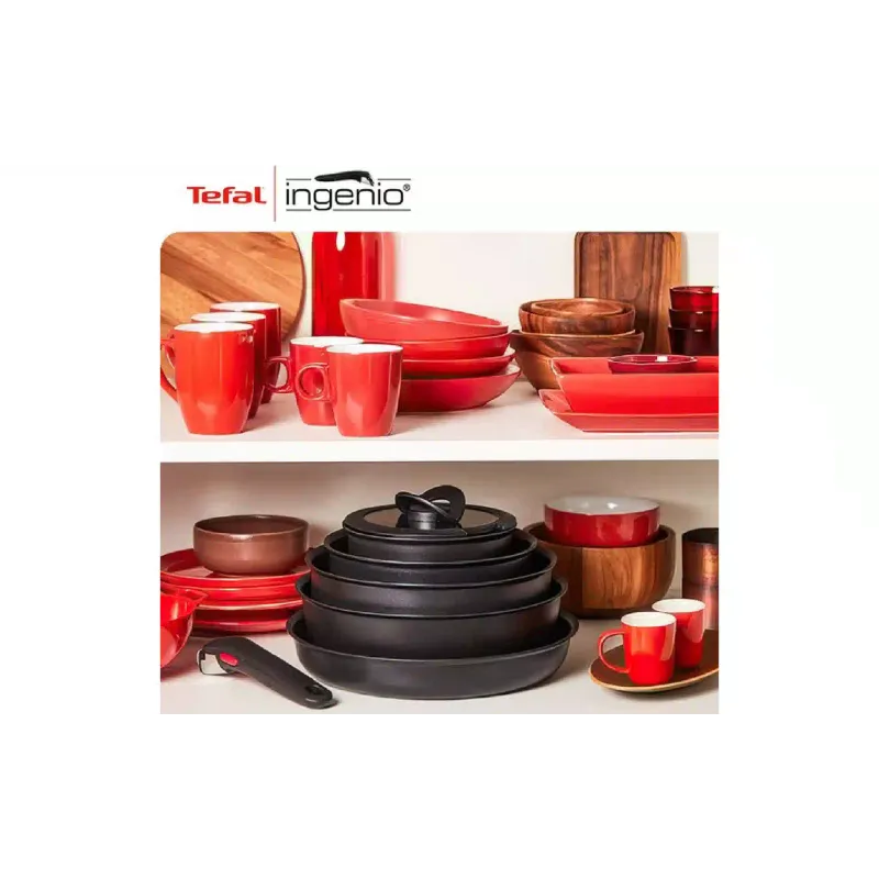 Juego de utensilios de cocina Tefal Ingenio Daily Chef, Black (L7629242)