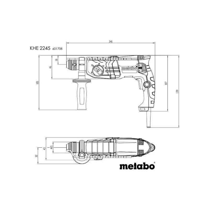 مثقب Metabo (601708500)