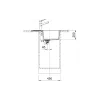 حوض المطبخ Franke, Gray (143.0627.383)