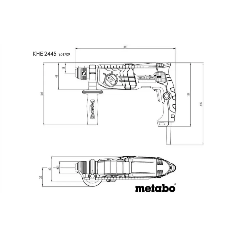 Перфоратор Metabo (601709500)