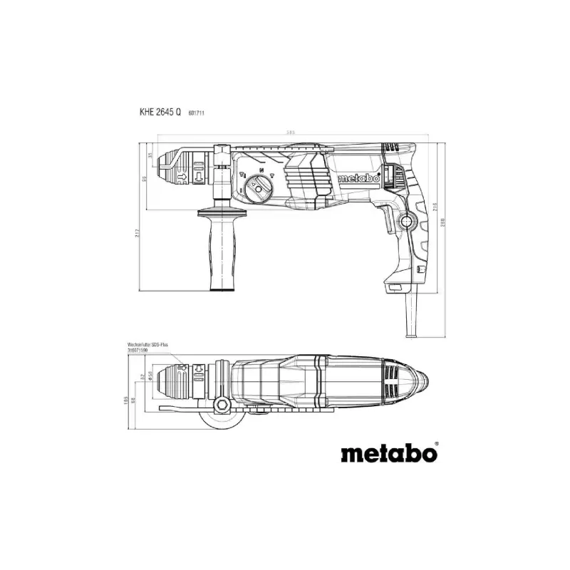 Перфоратор Metabo (601711500)