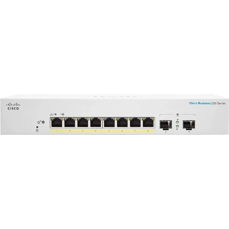 Превключвател Cisco (CBS220-8P-E-2G-EU)