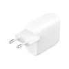 شاحن Belkin USB-C x2, White (WCB010VFWH)