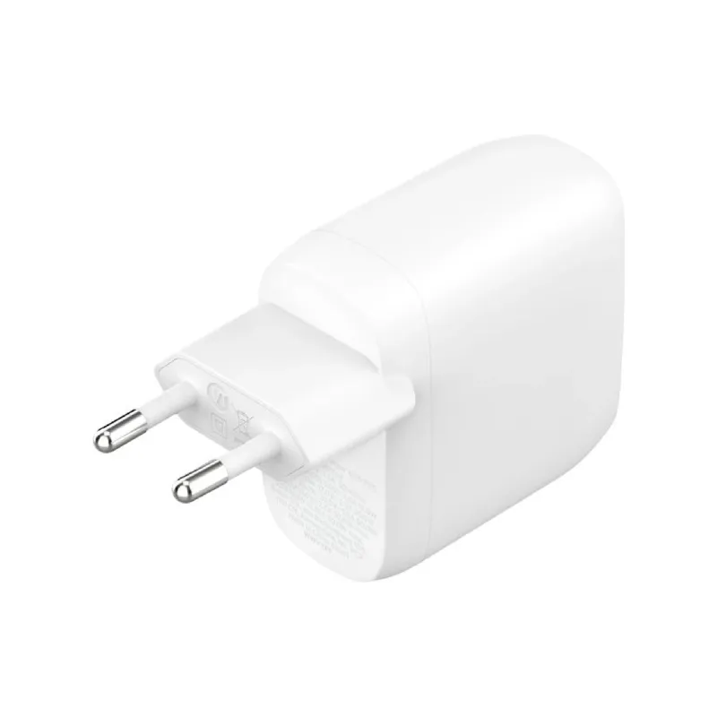 شاحن Belkin USB-C x2, White (WCB010VFWH)