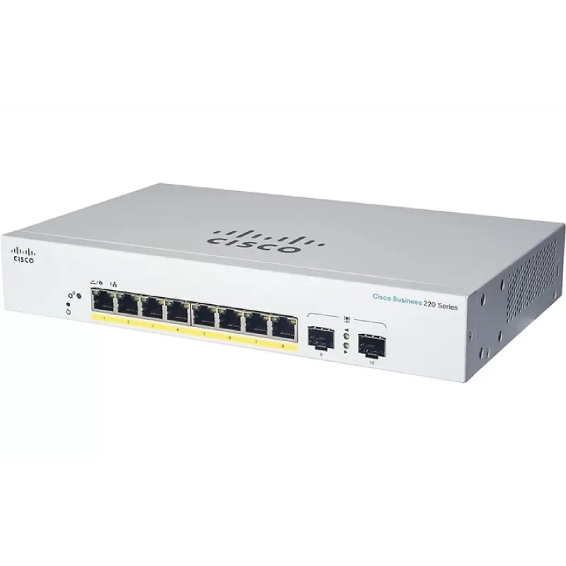 Превключвател Cisco (CBS220-8P-E-2G-EU)