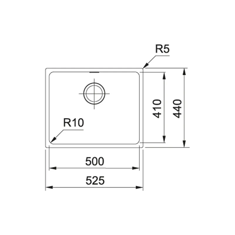 Kuhinjsko korito Franke, Gray (144.0649.561)