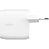 شاحن Belkin USB-C x2, White (WCB010VFWH)