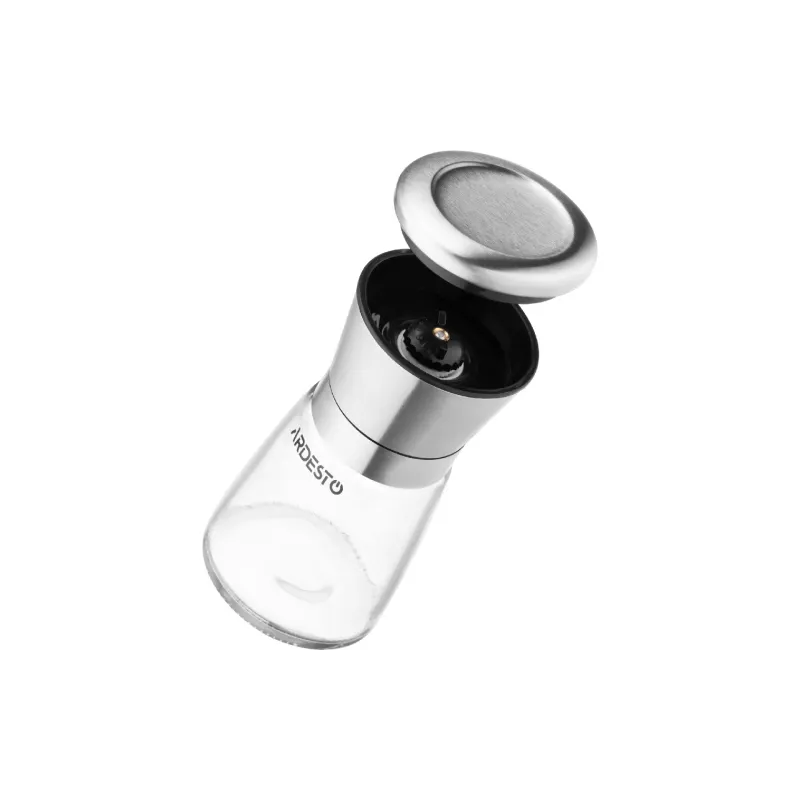 Salt and pepper mill Ardesto Gemini, Transparent (AR2101SS)