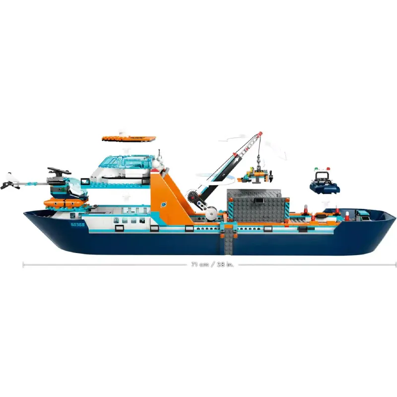 Konstruktőr LEGO City Arctic Arctic Explorer Ship (60368)
