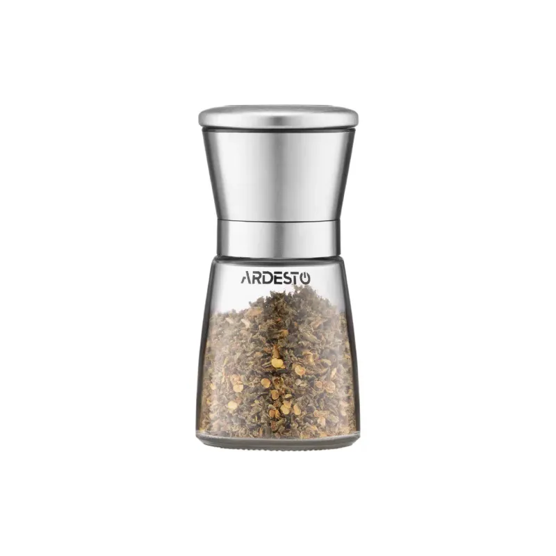 Salt and pepper mill Ardesto Gemini, Transparent (AR2101SS)