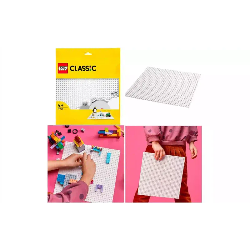 Konstruktor LEGO Classic White Baseplate (11026)