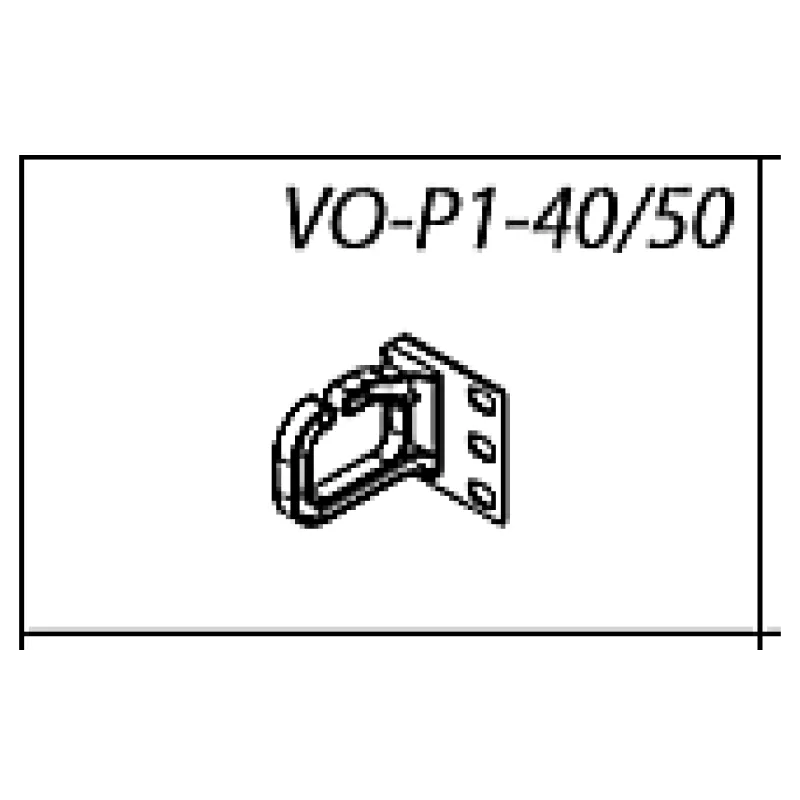 حامل الكابل Conteg, RAL 9005 (VO-P1-40/50-H)