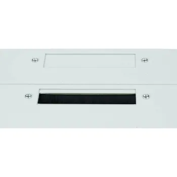 Kabeleinführung mit einer Bürste in einen Kommunikationsschrank Conteg, RAL 9005 (DP-KP-KAR3-H)