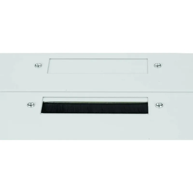 مدخل الكابلات المزود بفرشاة إلى خزانة الاتصالات Conteg, RAL 9005 (DP-KP-KAR3-H)
