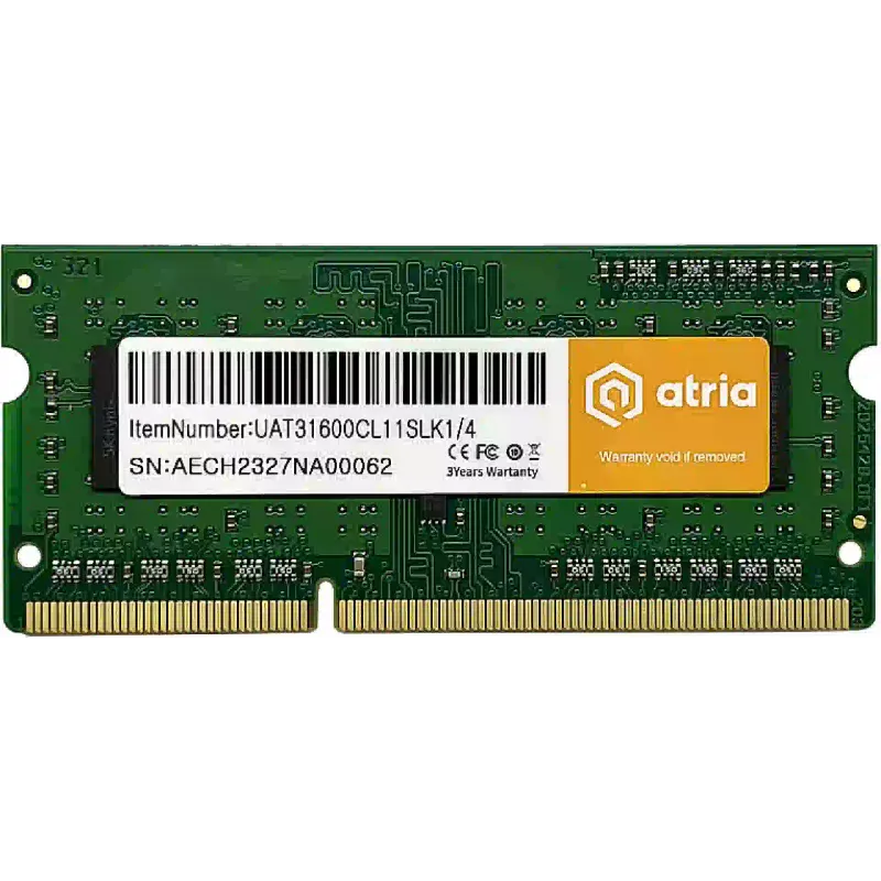 Пам'ять для ПК Atria  (UAT31600CL11SLK1/4)