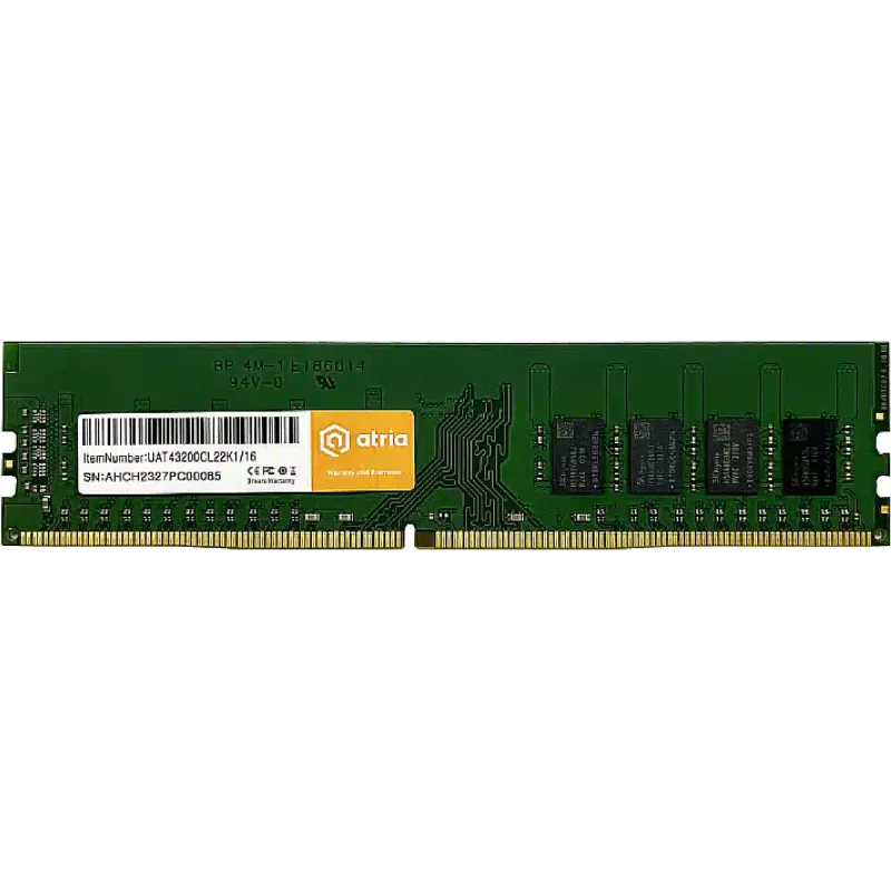 ذاكرة للكمبيوتر الشخصي Atria (UAT43200CL22K1/16)