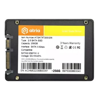 Armazenamento SSD Atria (ATSATXT200/256)