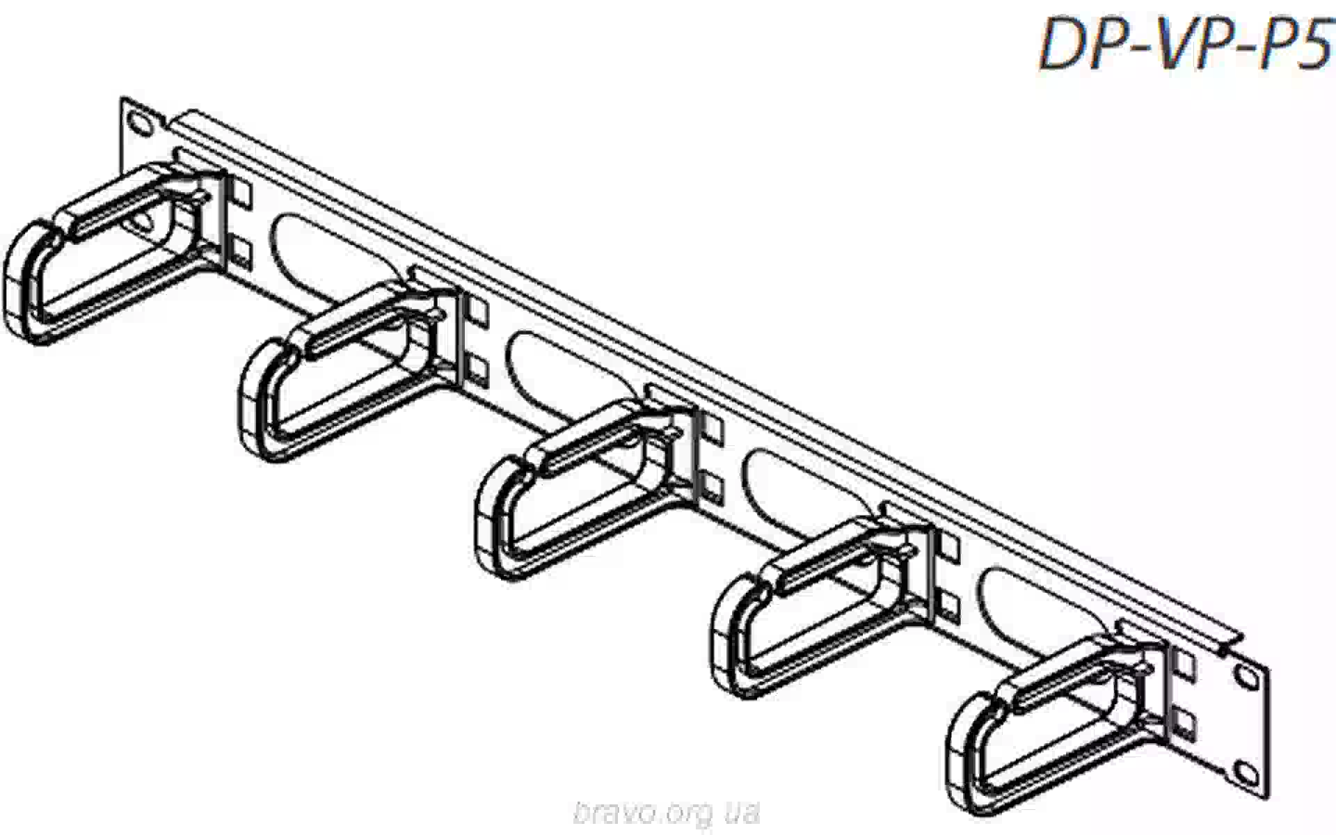 Organizator kablov Conteg (DP-VP-P5-H) Organizator kablov Conteg (DP-VP-P5-H)