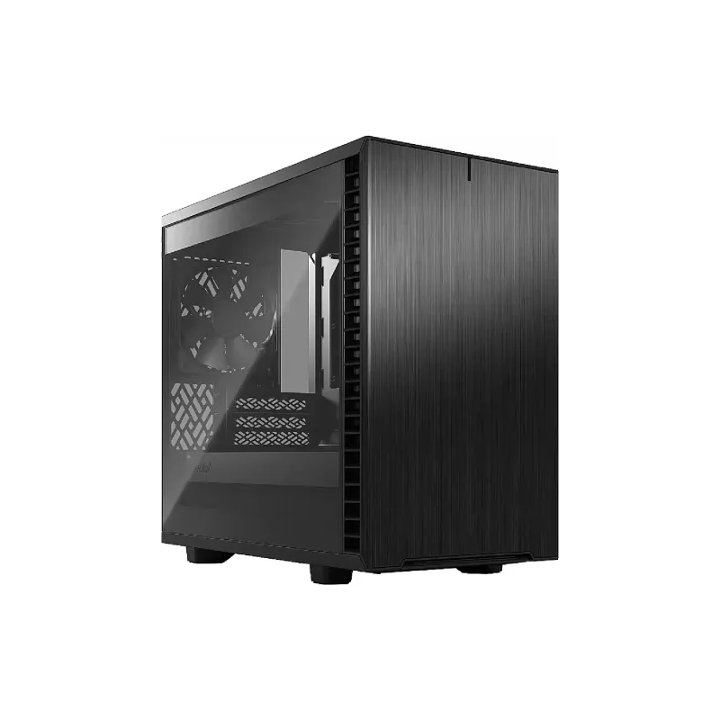 حالة الكمبيوتر Fractal Design, Black (FD-C-DEF7N-02)