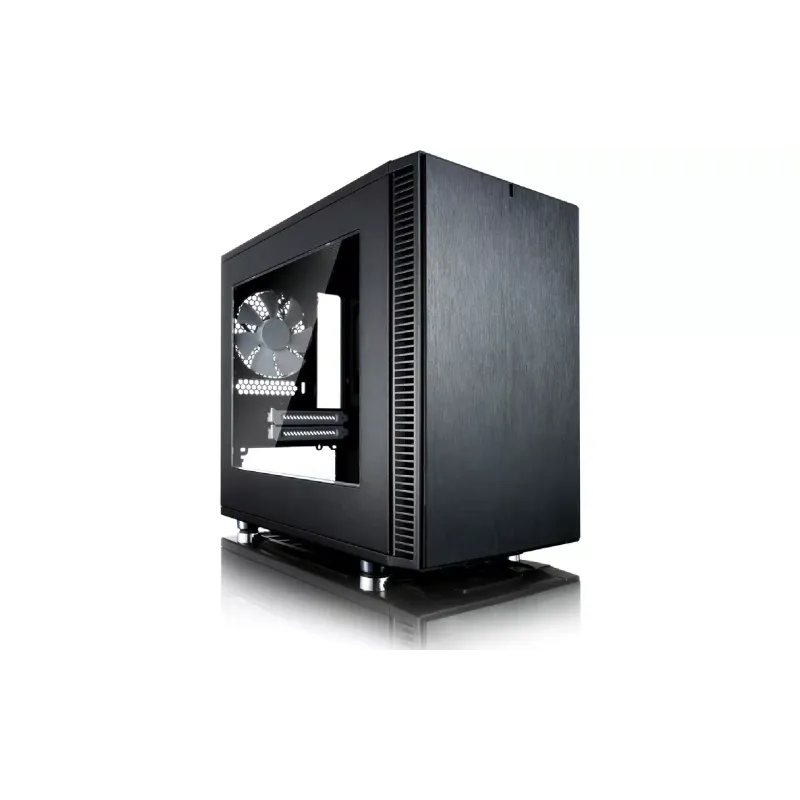 PC Case Fractal Design  Black (FD-CA-DEF-NANO-S-BK-W)