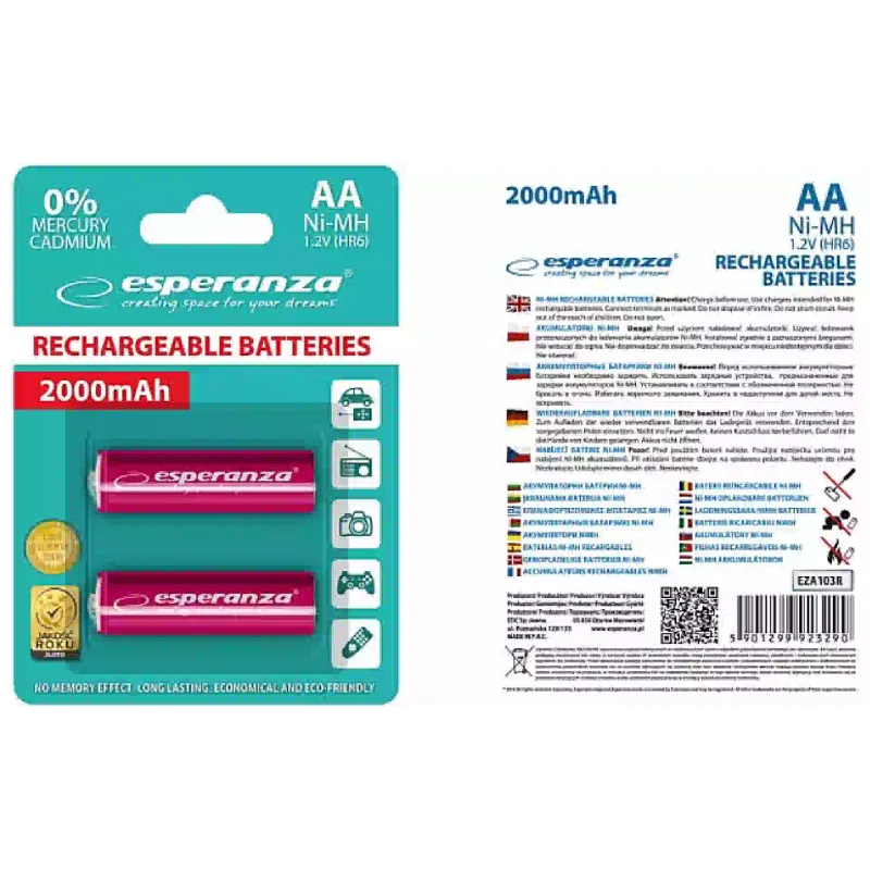 Akkumulátor Esperanza (EZA103R)