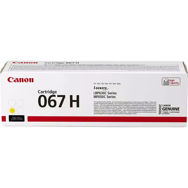 Cartucho Canon 067H, Yellow (5103C002AA)