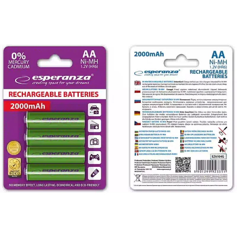 Акумулятор Esperanza (EZA104G)