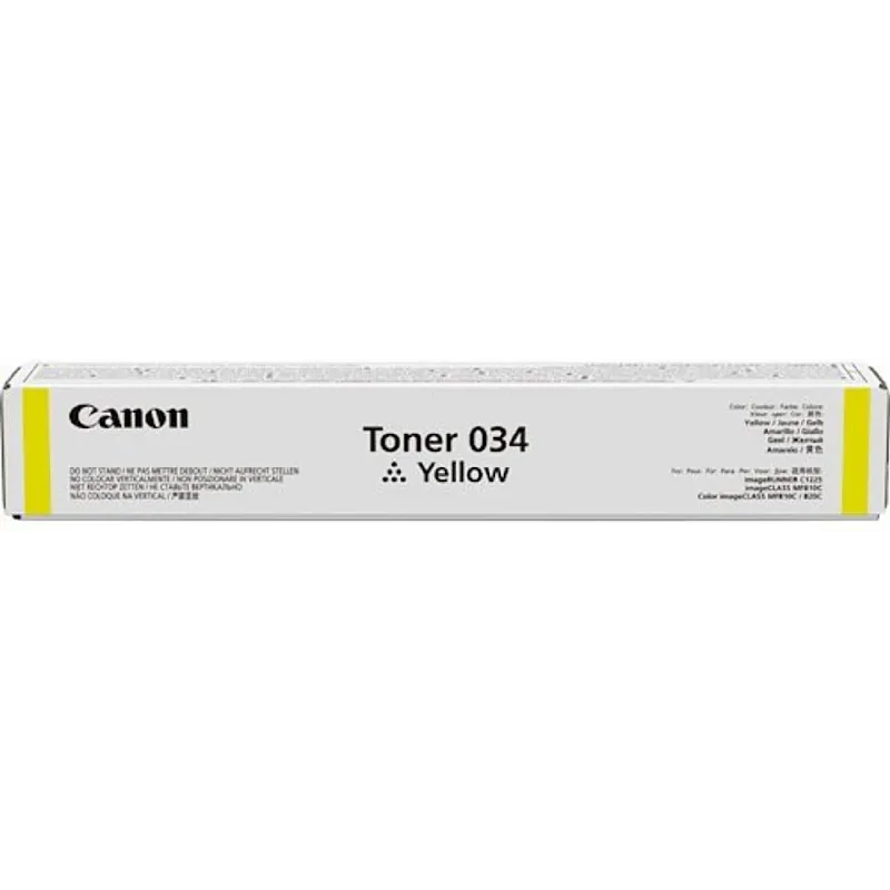 Cartucho Canon C-EXV034, Yellow (9451B001AA)