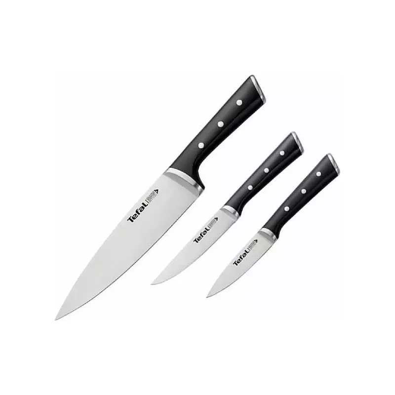 Комплект ножове Tefal Ice Force, Black (K2323S74)
