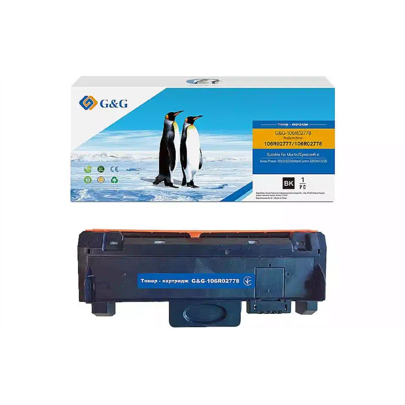 Картридж G&G  Black (G&G-106R02778)