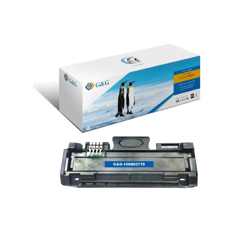 Cartridge G&G (G&G-106R02782), for Xerox PH3052/3260/WC3215/3225, Black