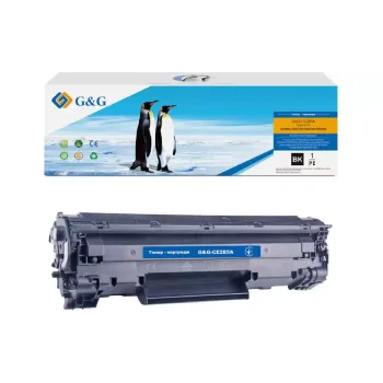 Картридж G&G (G&G-CE285A), для HP LJ P1102/1102w/M1132/M1212nf, 1600 стр, Black