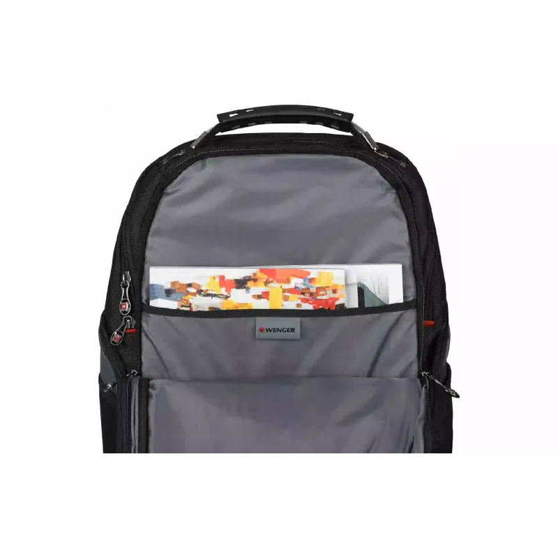 Laptop Backpack Wenger Pegasus, Black/Grey (600639)