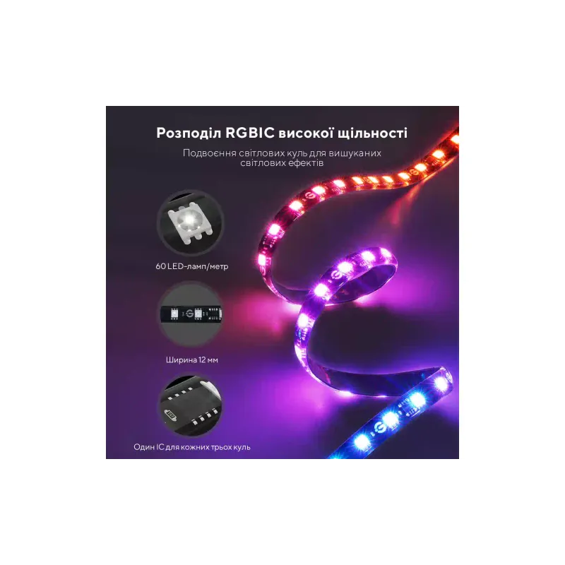 Adaptive lighting kit Govee, Black (H605C312)