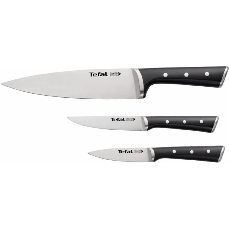 Комплект ножове Tefal Ice Force, Black (K2323S74)