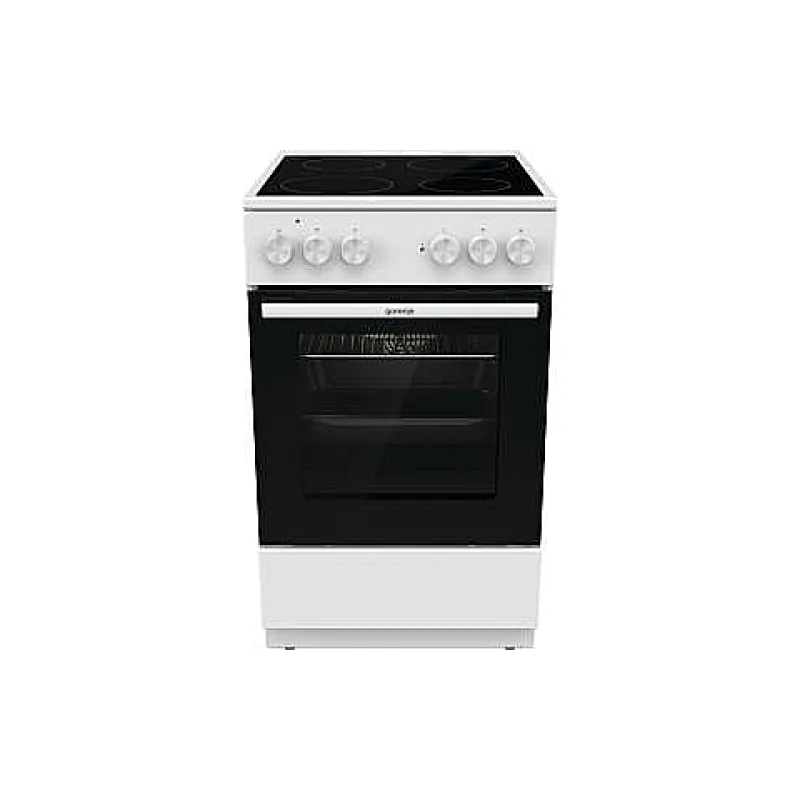 Плита склокерамічна Gorenje (GEC5A41WG), склокерамічна, 62 л, 50 х 60 см, White